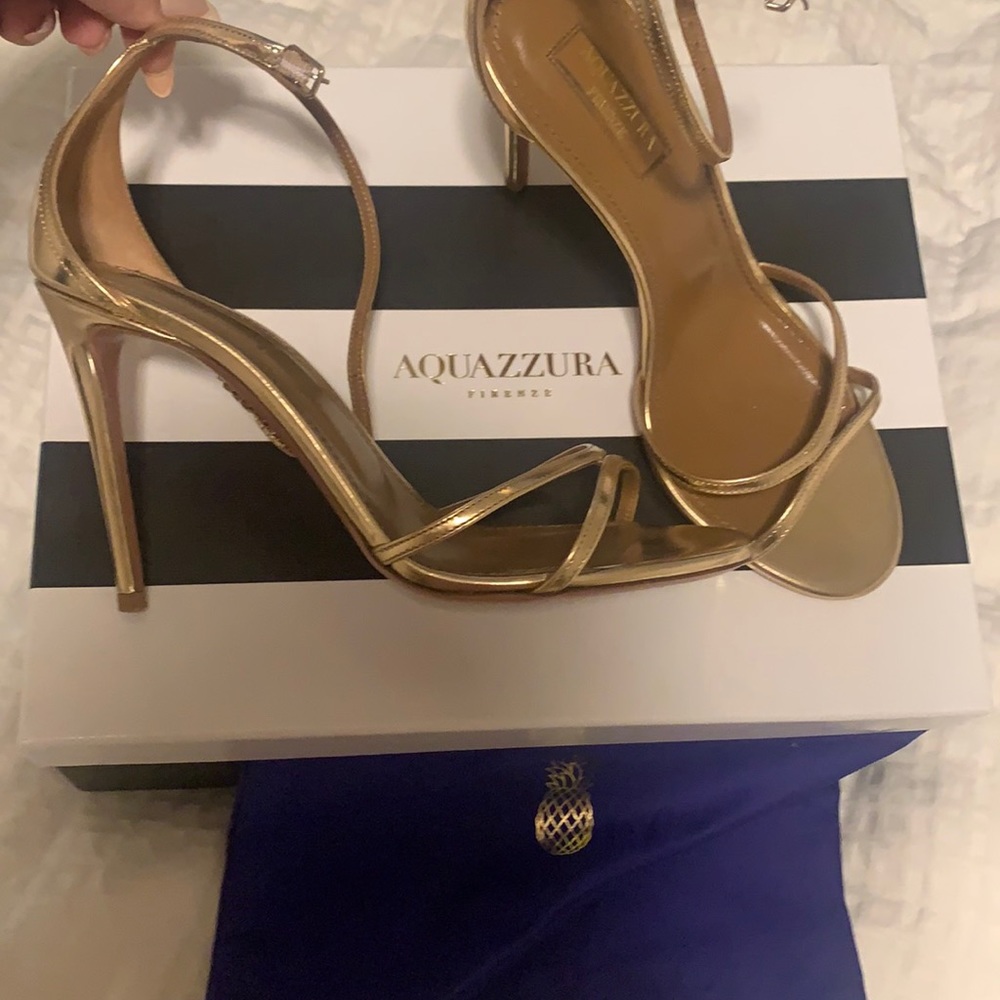 🌹 Aquazzura purist sandal 105